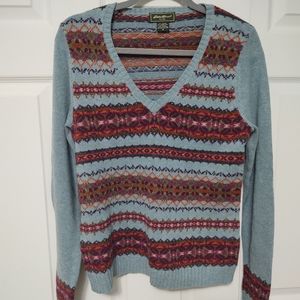 Women's Eddie Bauer V neck sweater